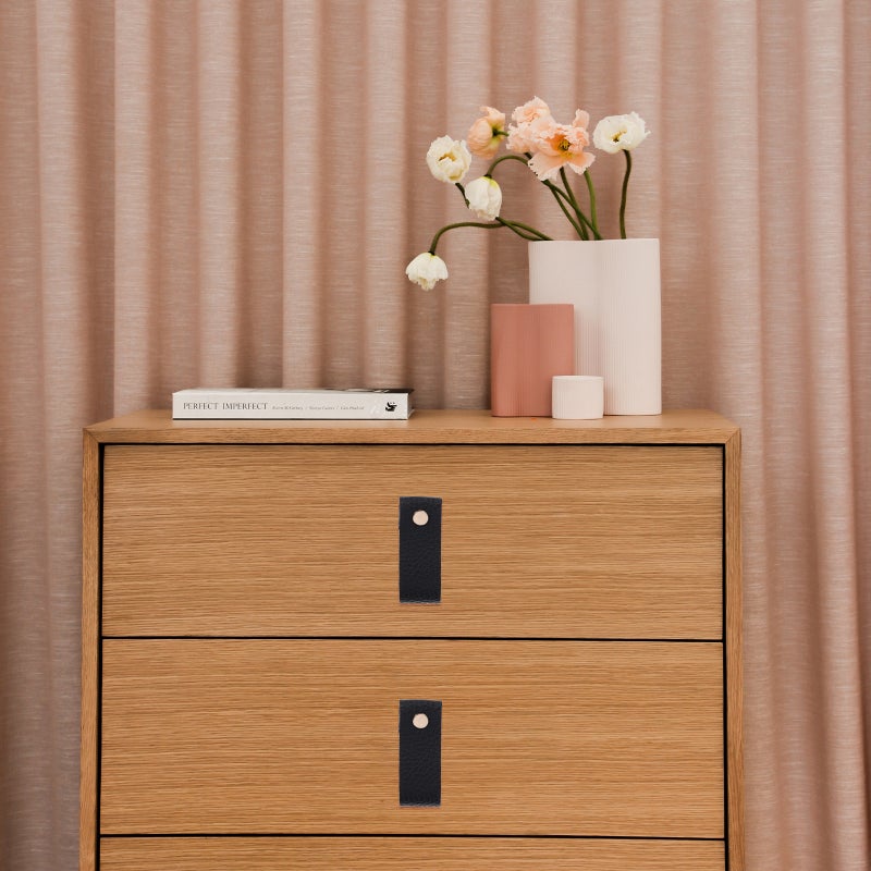 4pcs Leather Drawer Pulls Drawer Knobs Dresser Knobs Cabinet and Furniture Knobs - Image 1