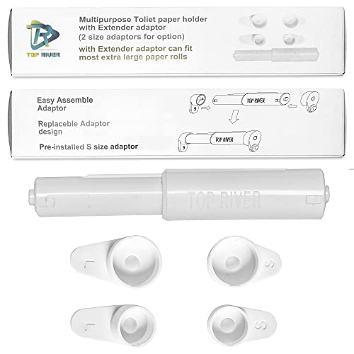 TR TOP RIVER Toilet Paper Holder Extender, Fit Double Rolls,Triple Rolls and Mega Rolls - Image 3