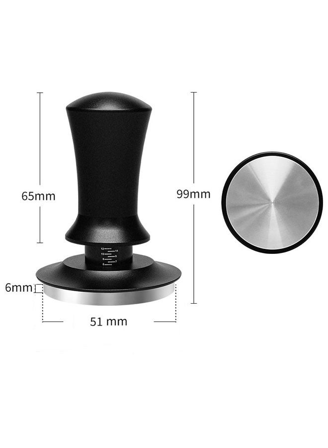 51mm Espresso Coffee Tamper Stainless Steel Base Tamper with Scale Mark  - Image 4