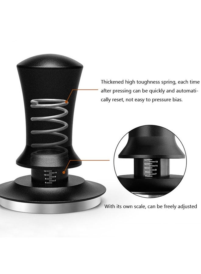 51mm Espresso Coffee Tamper Stainless Steel Base Tamper with Scale Mark  - Image 2