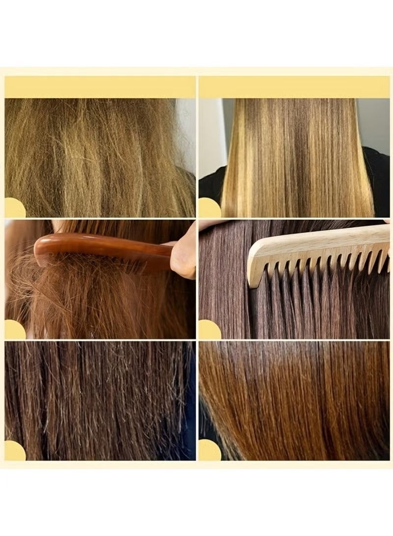 بورك ماسك الكيراتين للشعر خلال 8 ثوانٍ – عبوة 5 قطع، علاج احترافي لتنعيم وفرد الشعر المتجعد والتالف مع تركيبة إصلاح فوري - Image 5