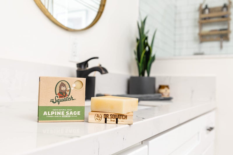 Dr. Squatch All Natural Bar Soap for Men with Zero Grit, Alpine Sage - Image 3