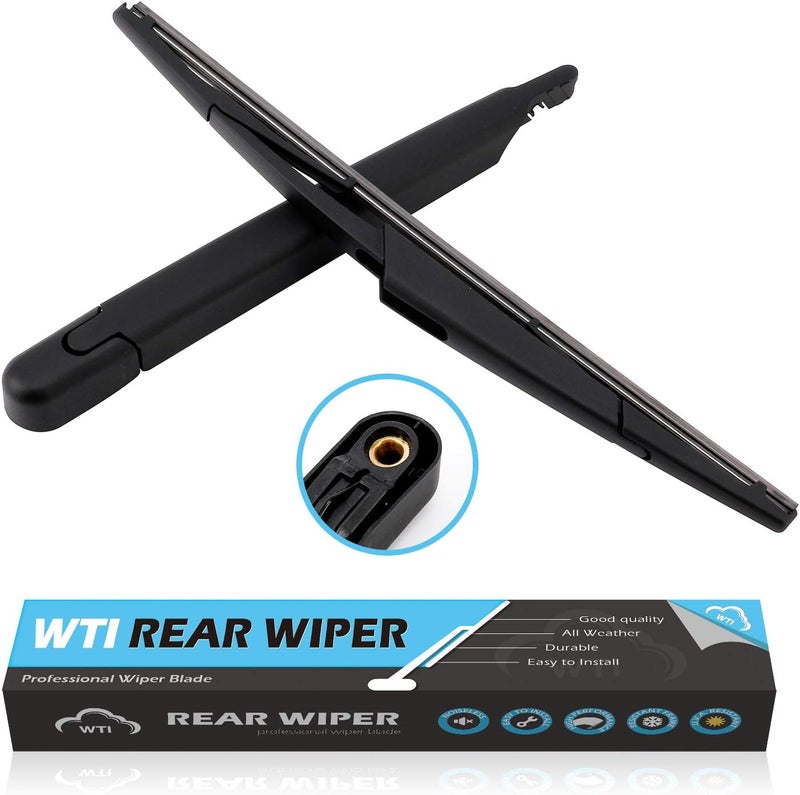 WTI Rear Wiper Arm Blade Set Compatible With Kia Sedona 2006-2014 minivan Rear Windshield Window Wiper Kits Assembly New Replacement Accessories Parts Fit 988104D001 - Image 1