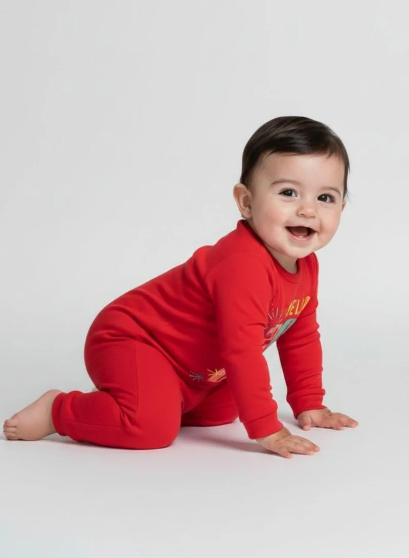 بيبي كلو Soft, breathable cotton romper for your baby’s first New Year.