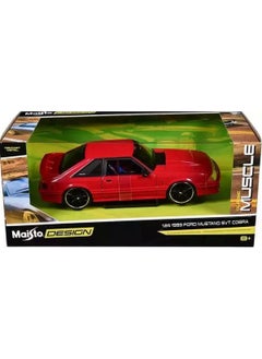Toyfest Maisto 1/24 1993 Ford Mustang Svt Cobra Collectible Metal Model Car  - Image 2