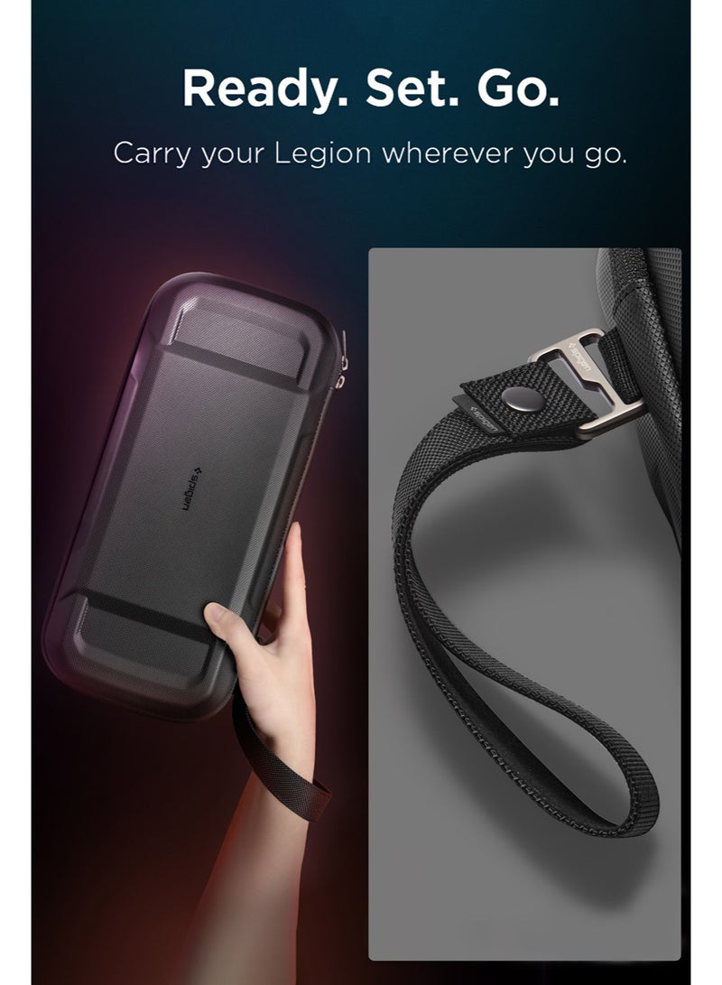 Spigen Rugged Armor Pro for Lenovo Legion Go, Legion Go S, MSI Claw 8 AI+ 7 AI+ & A8 Portable Travel Carrying Case Cover with Pockets for Accessories and Original Charger Storage Bag - Black - Image 5