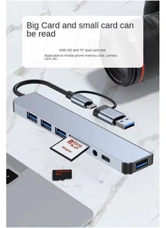 ELTRAZONE 8-in-1 USB C Hub Type C Multiport Adapter with 4K HDMI, PD Power Delivery, Ethernet, USB-C, 2 USB Ports, SD/TF Card Reader – Compatible with MacBook Pro, XPS, and More Type-C Devices  - Image 3