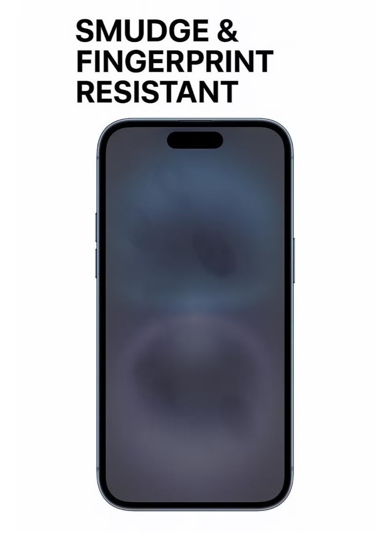 BAIKO Matte Glass Screen Protector for iPhone 16 Pro, Anti-Glare AG Tempered Glass, Fingerprint Resistant, Smooth Touch Screen Guard - Image 5