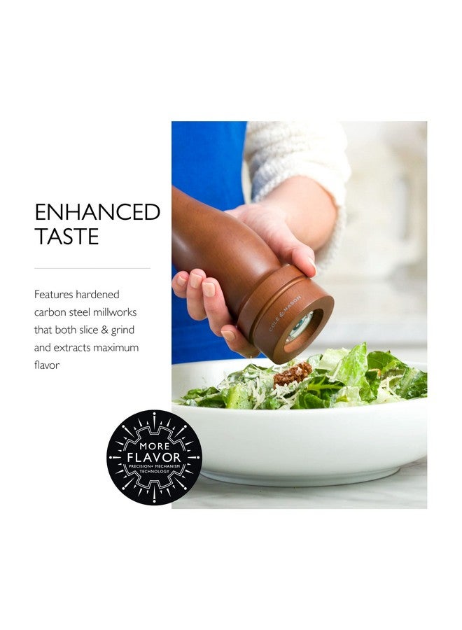 Cole & Mason 12.5-inch Forest Capstan Pepper Mill - Adjustable Pepper Grinder - Refillable Spice Tools - Hand Wash Kitchen Tools - Beech Wood, 12.5" - Image 4