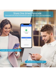 Razuvious Razuvious Smart Door Lock, Weatherproof Lock,Biometric Fingerprint with Touchscreen Keypad,Card,Remote Share,Work with Alexa need TT Lock Gateway for Home Office  - Image 5