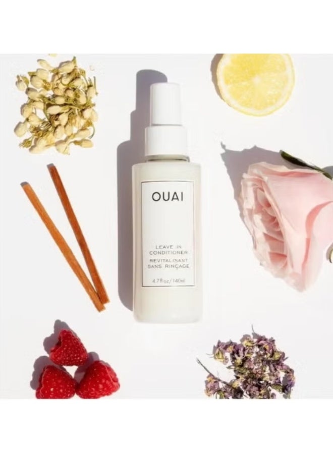 Ouai Leave In Conditioner & Heat Protectant Spray - Prime Hair for Style, Smooth Flyaways, Add Shine and Use as Detangling Spray - No Parabens, Sulfates or Phthalates (4.7 oz) - Image 3