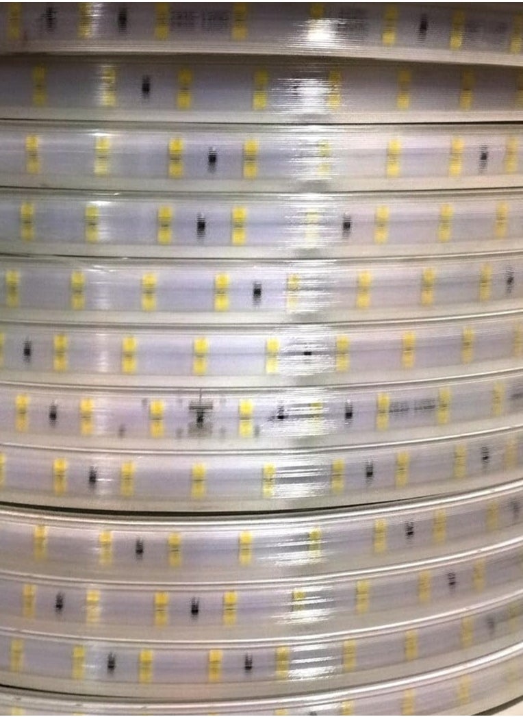 Imported wireless LED strip 100meter double row , 120LED/meter, 11W/meter, cuttable every 1meter, 10kg weight, high lumens and strong lighting with 11mm 4A power connector with five-year warranty from TEC Light.