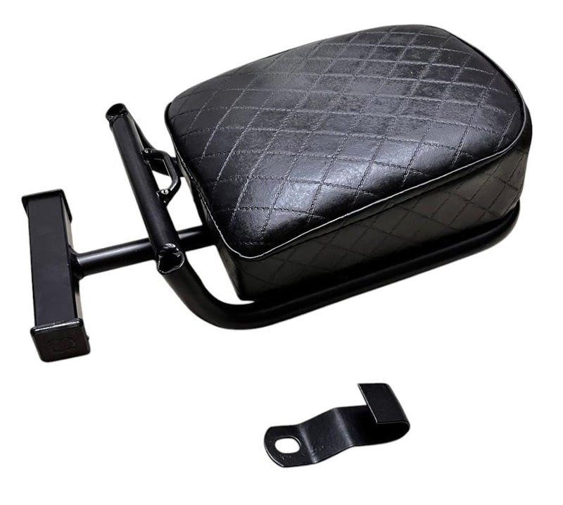 NitroRider Scooter Front Baby Seat Scooty Child Sitting & Foldable Comfortable for Kids for Activa Jupiter Aviator Dio Mastro Access 125 Maestro burgmam Hero Duet Scooties (Royal BLK Check) - Image 5