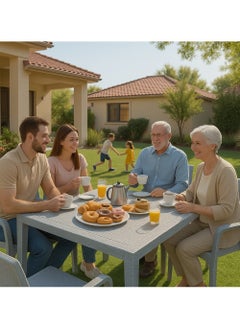 ALMUFARREJ Dining table for kitchen and open space made of strong plastic 80 cm  without chairs  - Image 2