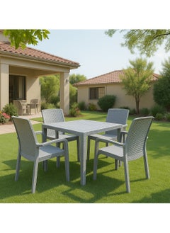 ALMUFARREJ Dining table for kitchen and open space made of strong plastic 80 cm  without chairs  - Image 1
