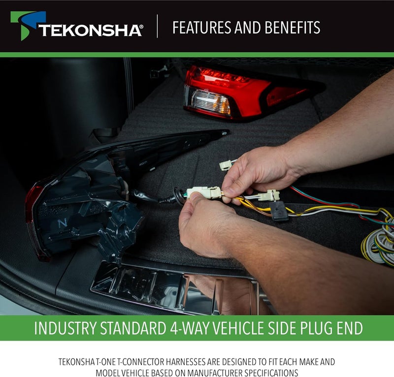 Tekonsha 118784 Tow Harness T-Connector for Factory Tow Package - Image 5