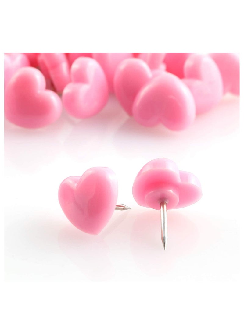 Excefore Push Pins, Plastic Head Thumb Tacks Map Drawing Pins, for Wall Drawing Pin Board,Whiteboard, Cork Board, Office Map Markers or Bulletin Board(100Pcs)  - Image 5