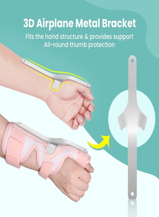 DrFinger De Quervain'S Tenosynovitis Thumb Brace Splint (Pink-Regular) - Image 3