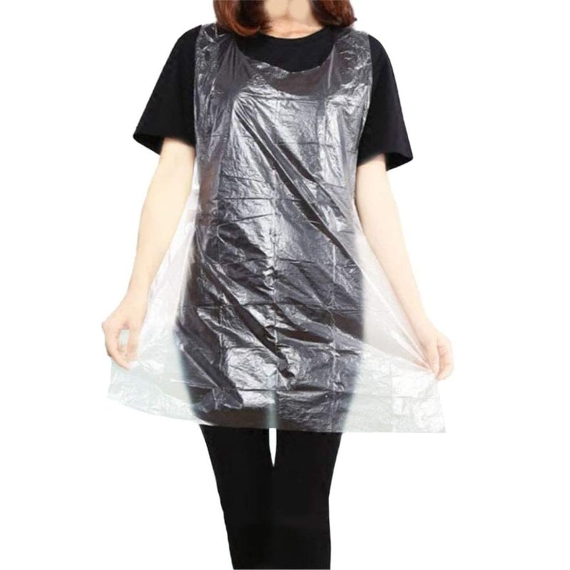 orgner Disposable Plastic Aprons – Perfect for Painting, Cooking, Housework, Parties, Picnics, and More. Lightweight, Waterproof, and Easy to Use for Quick Cleanup - Image 1