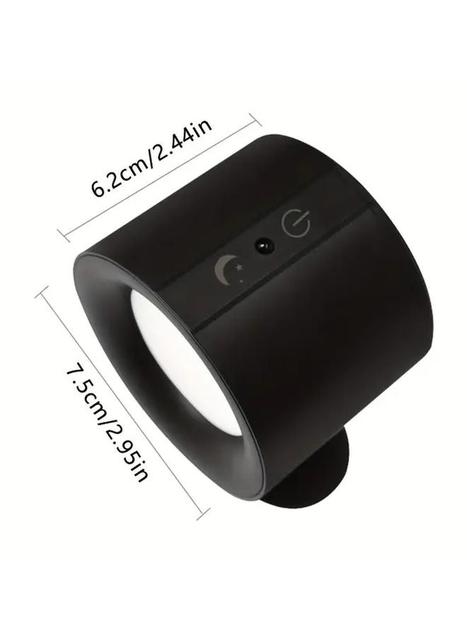 Black Magnetic USB Lamp 360 Adjustable Dimmable 3 Color Temperatures Remote Control - Image 3