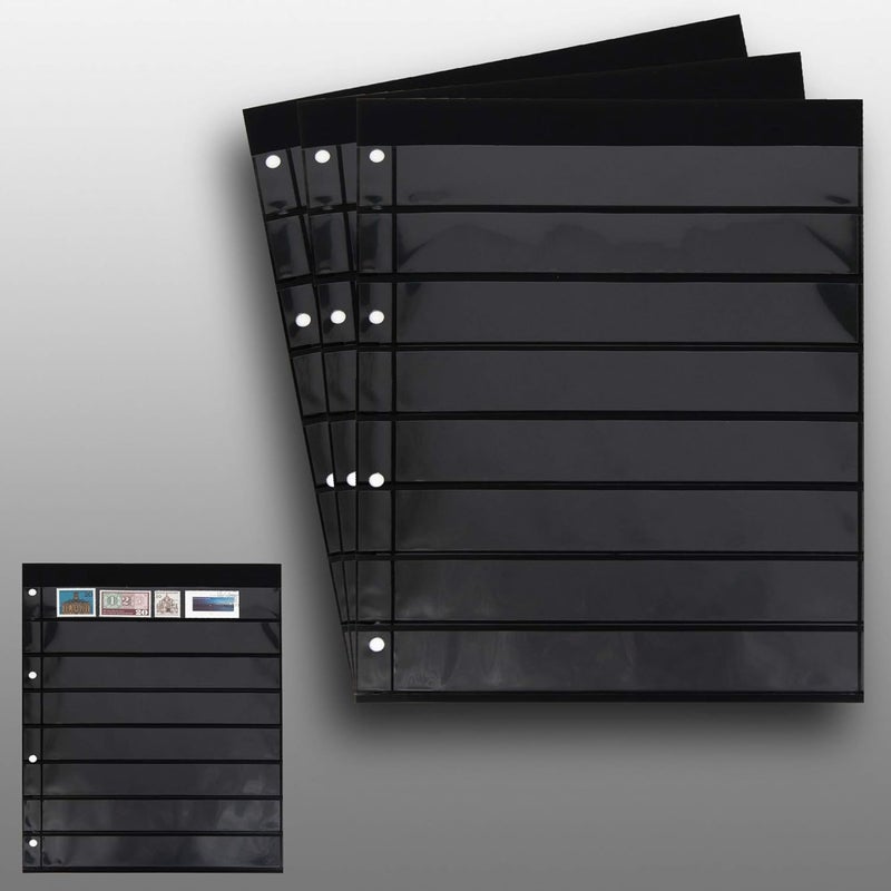 Prophila Collection 10 Prophila Double-Sided stocksheets, 8-Way Division, 8 Pockets - Image 2