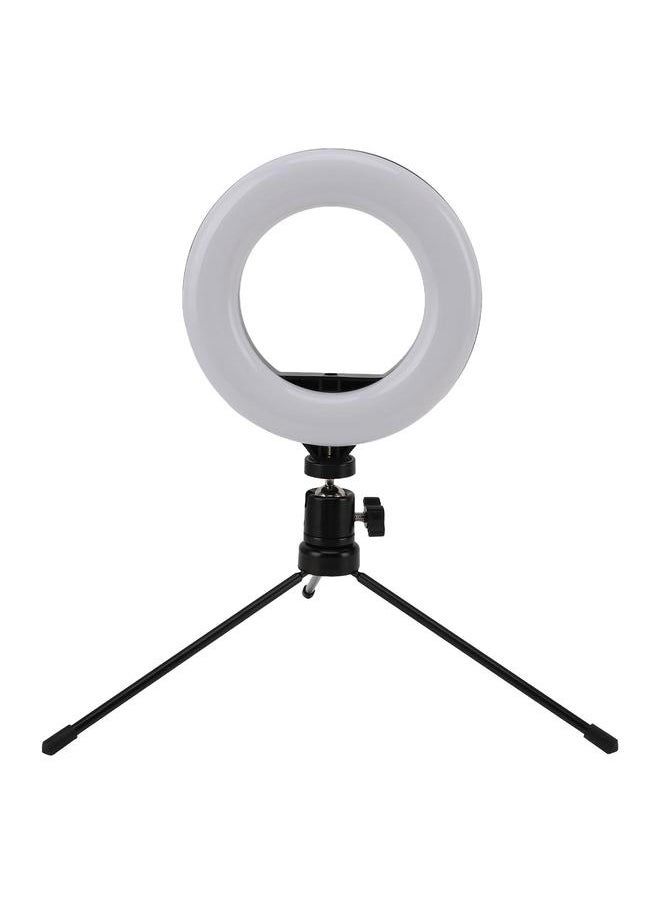 Thoraya Selfie Ring Light 3 Colors 10 Brightnesses LED Desktop Fill Light with Tripod for Live Streaming Makeup USB 5V  - Image 2
