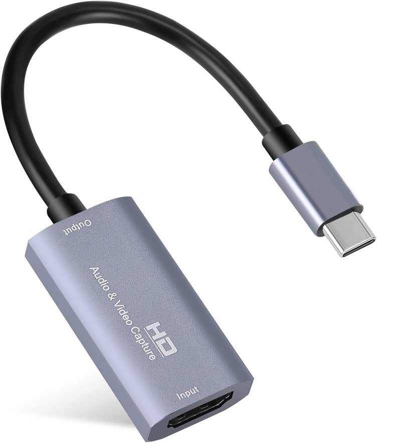 MICROWARE HDMI Capture Card USB C, 4K HDMI to/Type C Video Capture Device Card Game Capture Card 1080P 60FPS Compatible with Nintendo Switch PS4/5 for Recorder (Z29A) - Image 1