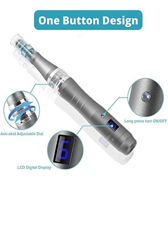 دي آر. بن دكتور بين أولتيما إم8 أقلام الميكروغرابي المحترفة - قلم جلدية آلي لاسلكي - مجموعة عناية بالبشرة والأجسام المثالية مع 8 إبر من أنواع متعددة - Image 5