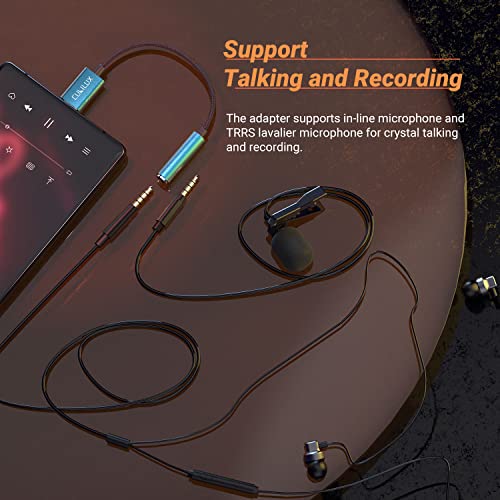 Cubilux USB C Headphone Adapter [96KHz/24-bit DAC] Type C to 3.5mm Audio Dongle Compatible with Moto Razr 2025/2024, 25, Moto S50, Edge 70/60/50/40, Galaxy S25/S24, Pixel 10/9/8/7/6 Pro 9a/8a/7a/6a - Image 5