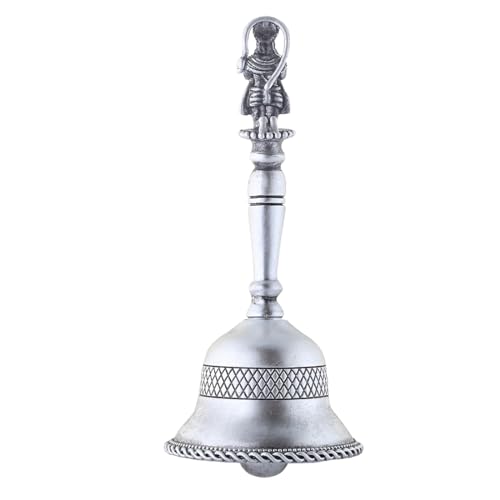 PRD CARATCAFE Sterling Silver Pooja Bell Ghanti for Mandir Pooja Article, Decorative Silver Bell for Home, Indian Style in Pure Silver 925 | Multiple Designs | (Hanuman) - Image 3