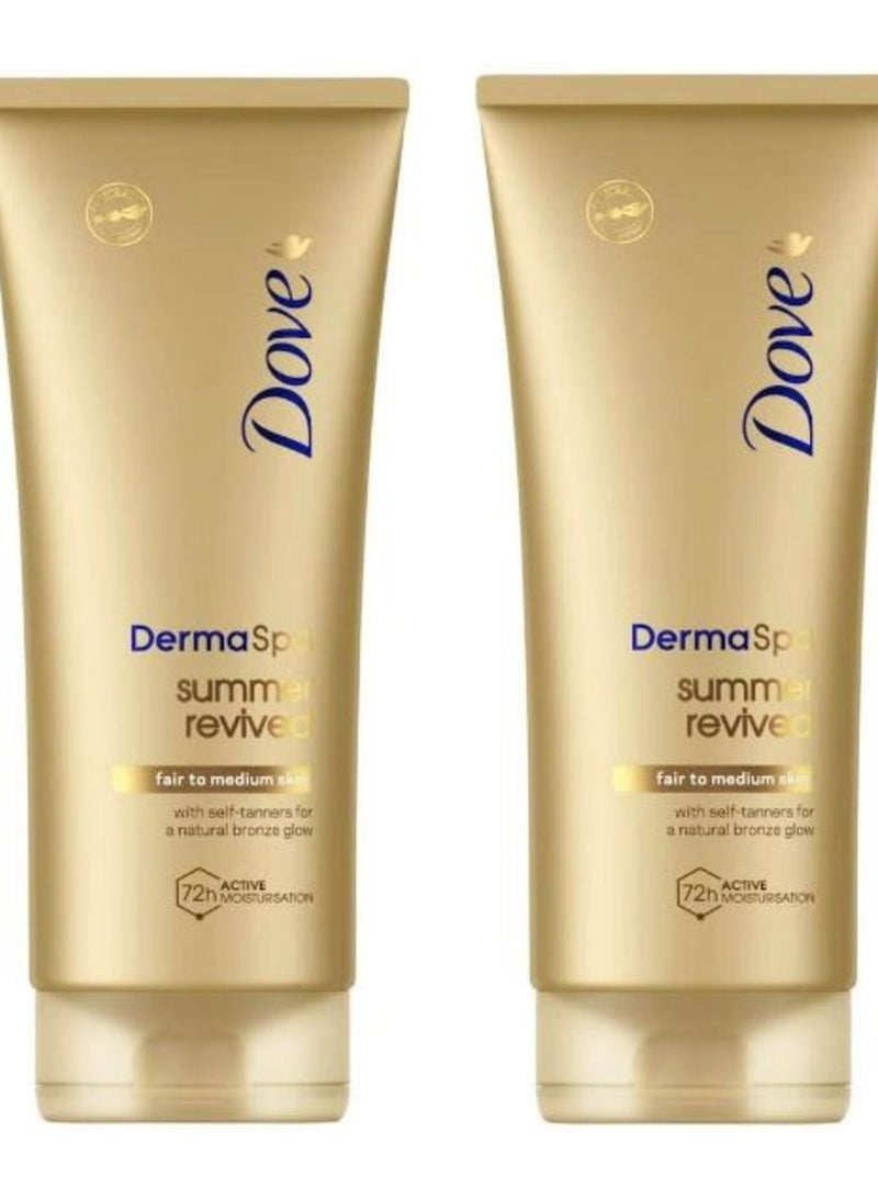 دوف ديرما سبا - منعش صيفي - 200 مل - قطعتين - Image 2