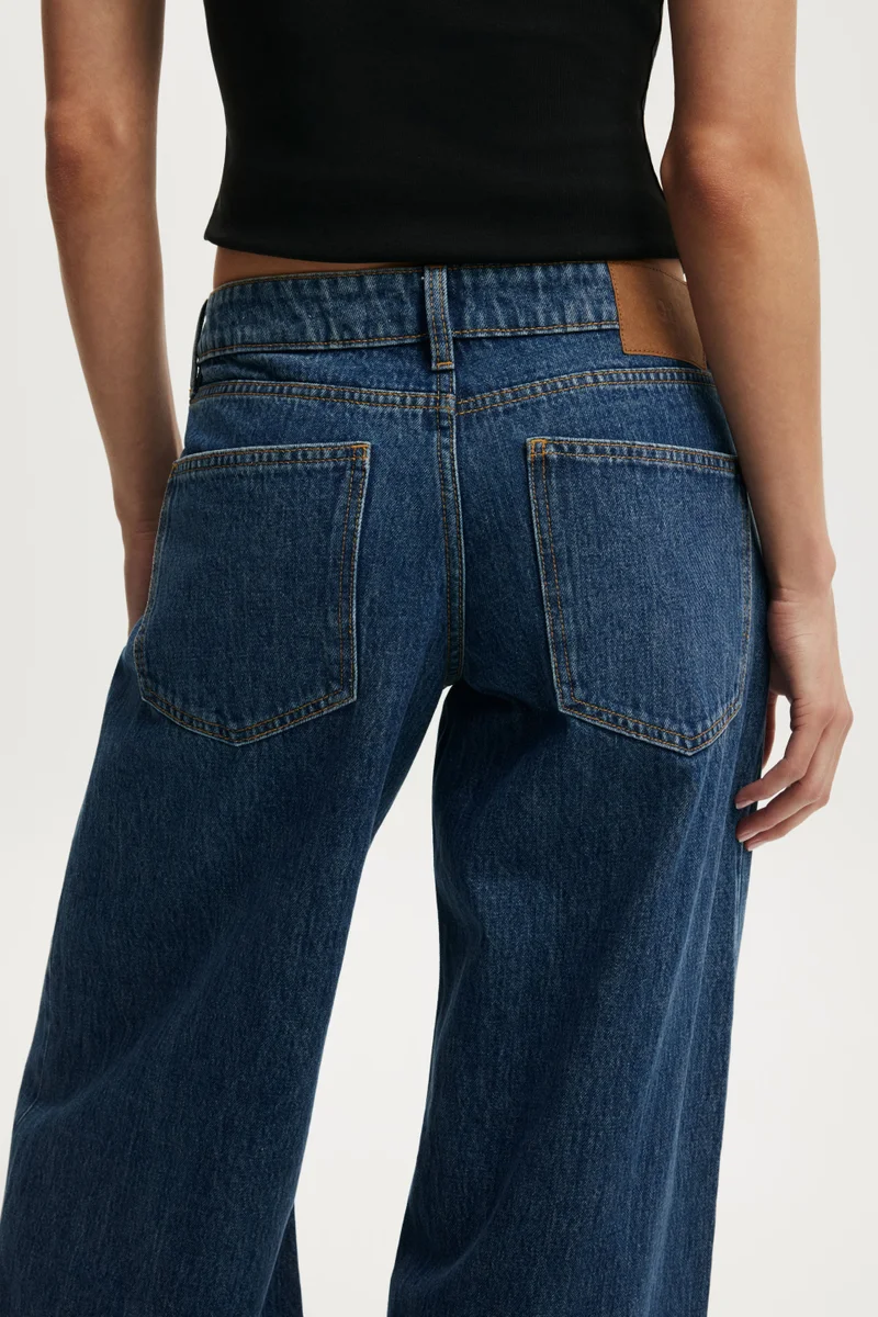 Cotton On  Low Rise Wide Jean for Women | Best Price UAE