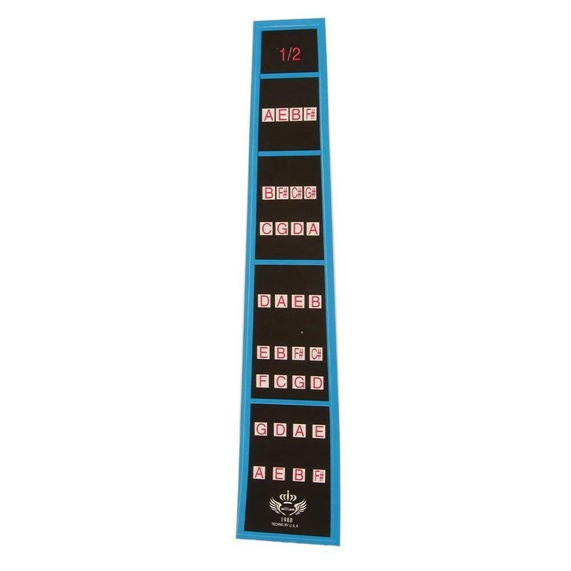 PERLMAN Violin Finger Guide 1/2 Size Violin Fingerboard Sticker Fret Position Indicator, Fiddle Fingerboard Intonation Chart Stickers Fingering Label - Image 1