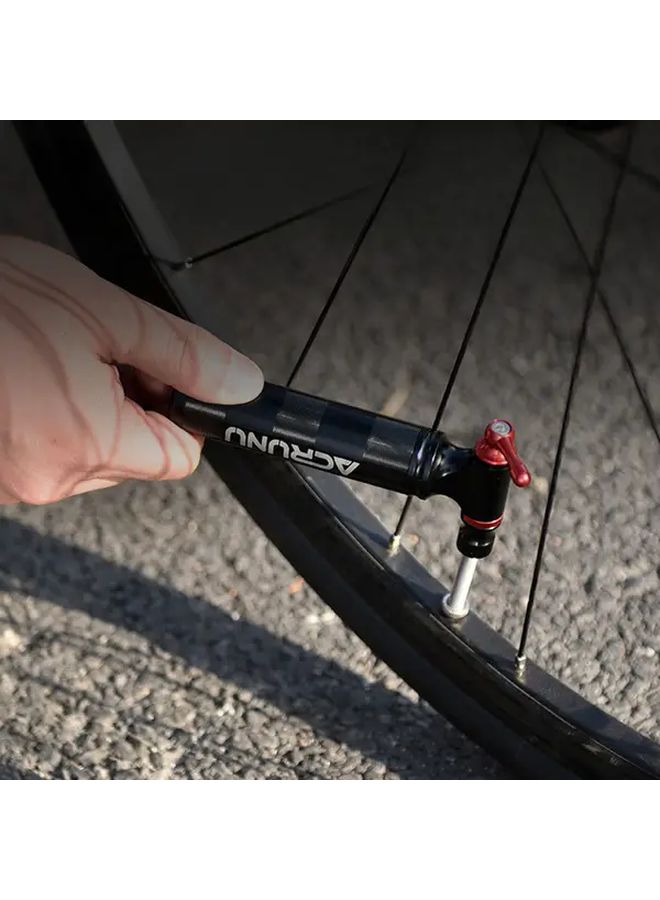 Black Aluminum Alloy Bicycle Repair Tool Kit With Ratchet Socket Wrench And Portable Bag - Image 5