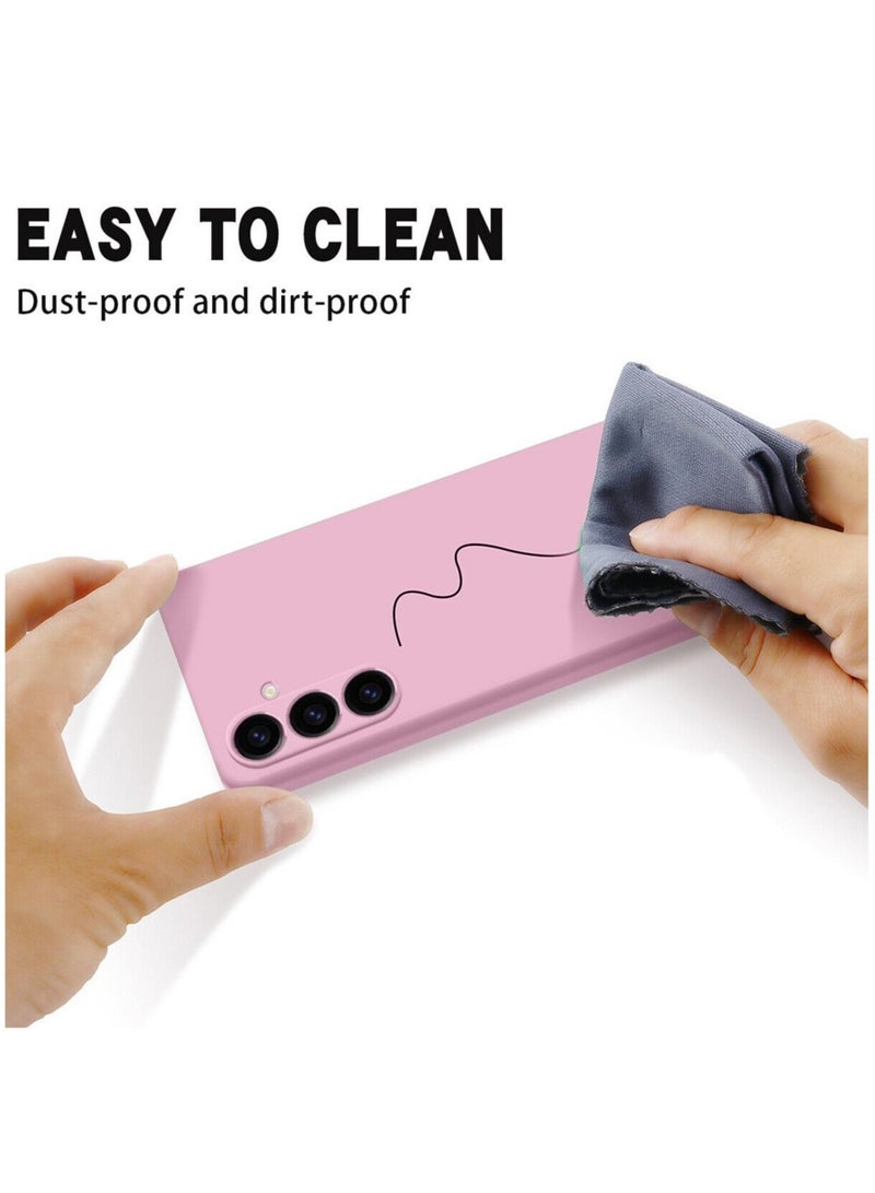 Techie Stylish TPU Silicone Back Cover Case for Samsung Galaxy A05s – Slim Fit Design, Smooth and Soft – Baby Pink - Image 4