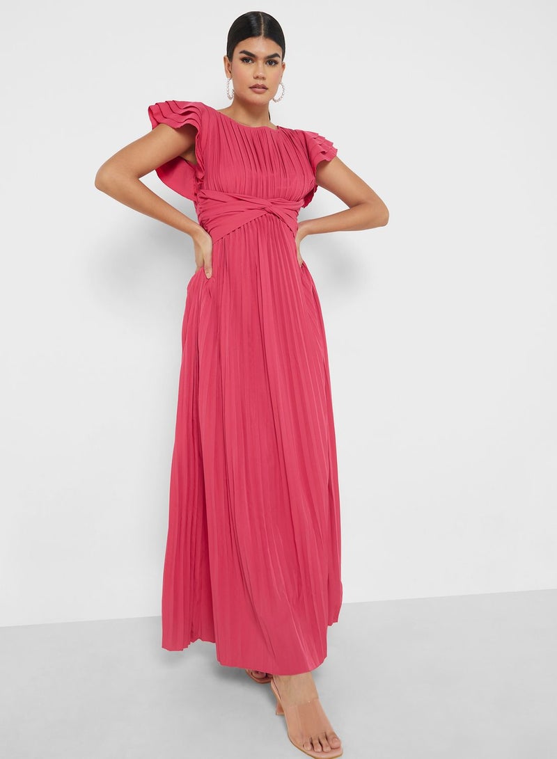 ايلا فستان ماكسي مطوي - Image 4