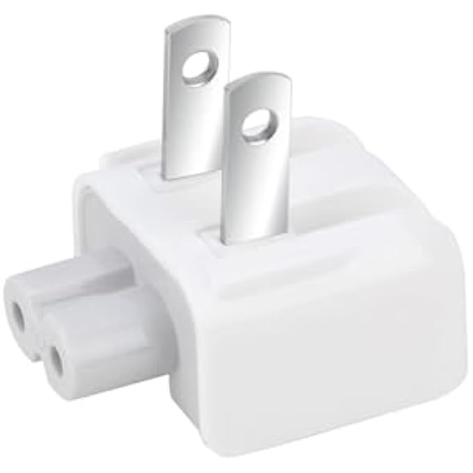 rayihni MAC AC WALL ADAPTER PLUG DUCKHEAD US WALL CHARGER AC CORD US STANDARD DUCK HEAD FOR MACBOOK MAC IBOOK/IPHONE/IPOD AC POWER ADAPTER BRICK (2 PCS) - Image 3