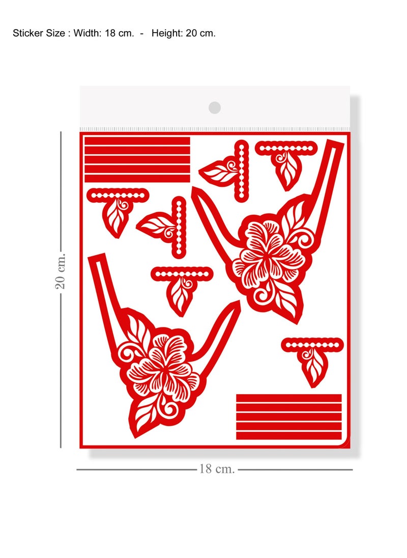 Generic - Majarat henna sticker- Arabic henna design sticker for two hands - GASSA for Adults – G306 - Image 1
