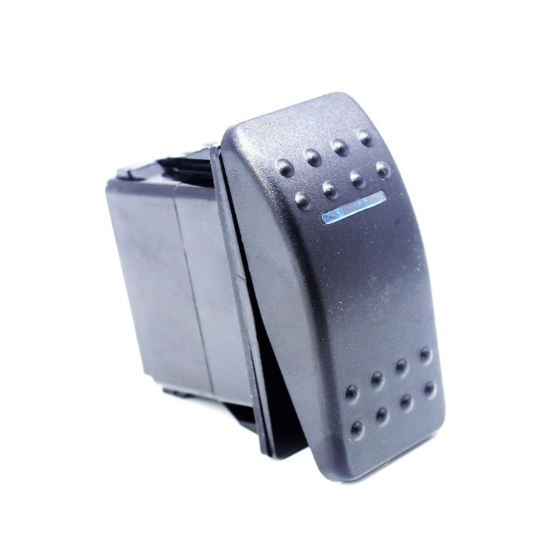 X-Haibei Marine 2 Position Rocker Switch On Off 12V 24V SPST Waterproof with Blue LED Light - Image 2