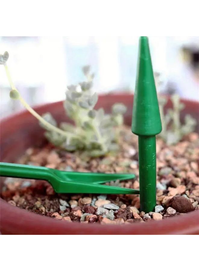 4 Piece Gardening Tool Set with Puncher Seeder and Seedling Transplanter for Succulent Herb - Image 5