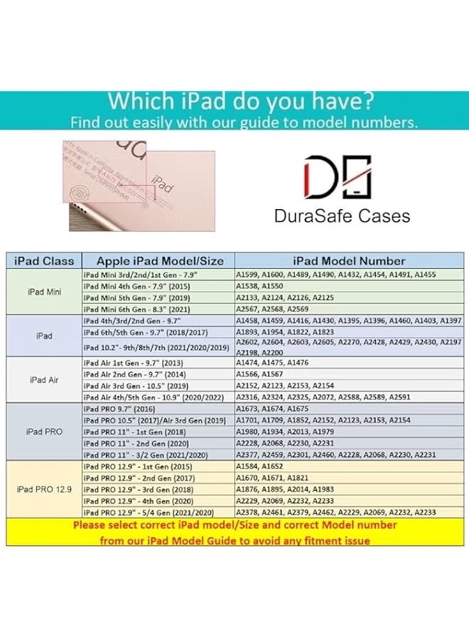 PROMASS Cases for iPad PRO 12.9 Inch 1 Gen - 2015 [ A1584 A1652 ] Tri Fold Cover - Black - Image 3