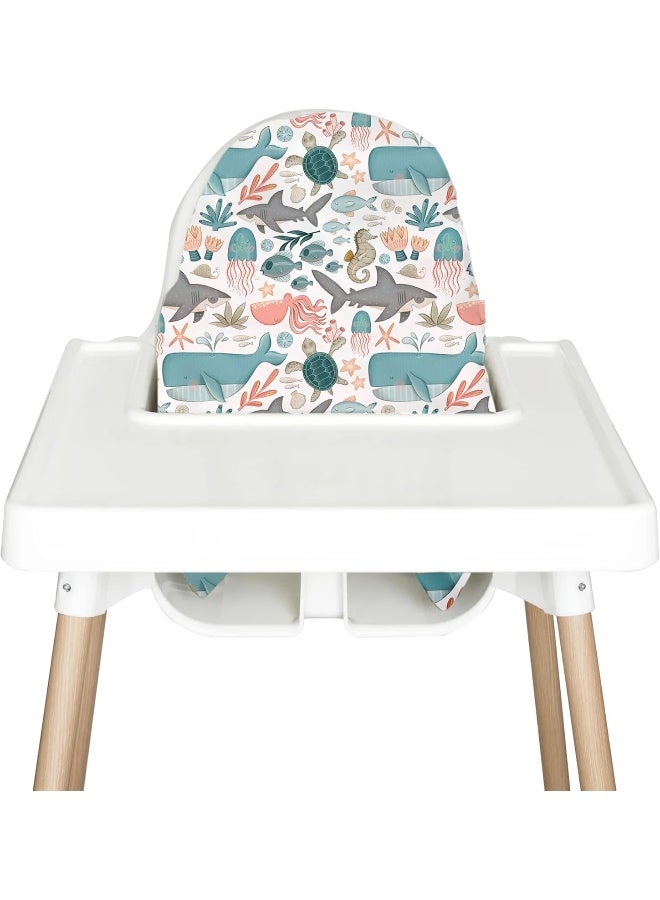 Nibble and Rest Highchair Insert Cover, Compatible for IKEA Antilop Highchair, High Chair Accessories Stain-Proof and Wipeable Insert Cover (Cushion NOT Included)(Underthesea) - Image 1