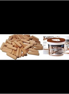 ABBASALI Wood Putty With 100Pcs  Wood Plugs  - Image 1