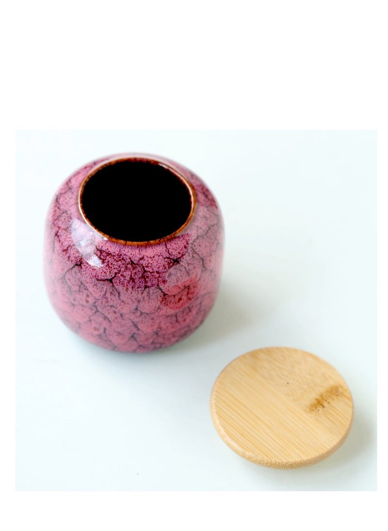 Y&D 8.5*7.3cm Coffee Ceramic Sealed Storage Bottle  - Image 2