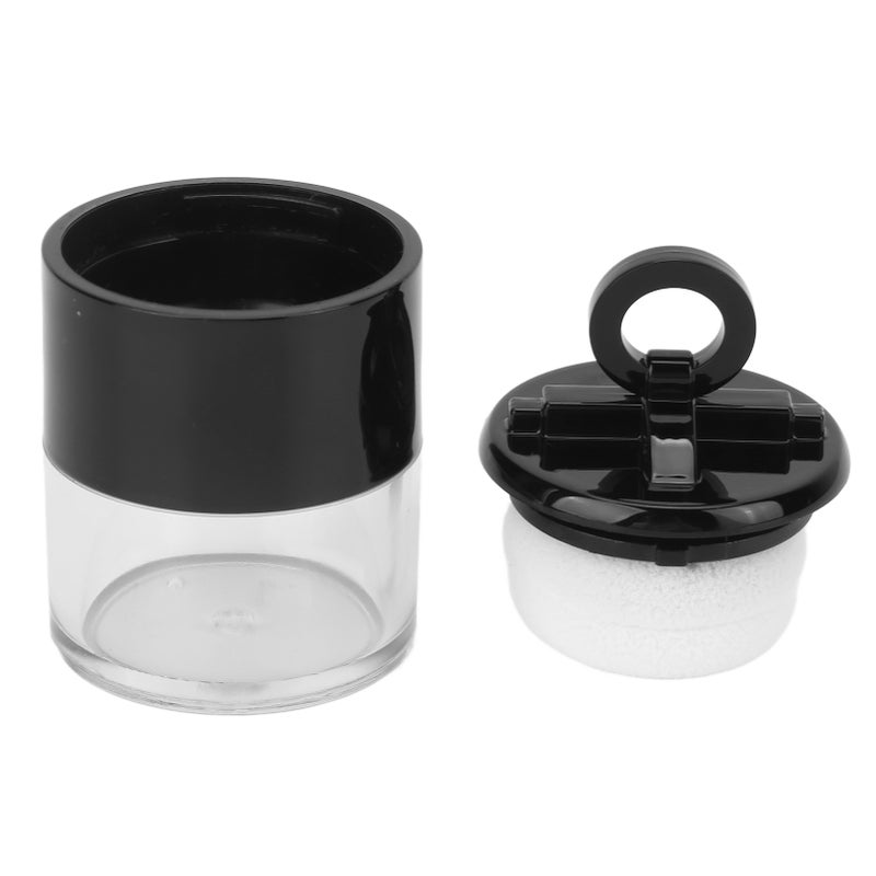 Loose Powder Empty Box Mini Portable Empty Makeup Powder Container with Flocking Puff (Mushroom Shape) - Image 2