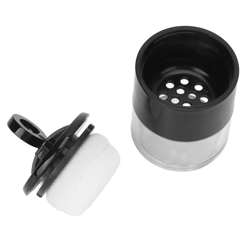 Loose Powder Empty Box Mini Portable Empty Makeup Powder Container with Flocking Puff (Mushroom Shape) - Image 3