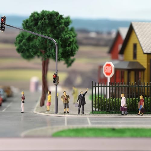 Evemodel P8712 40pcs All Standing Pose Figures Assorted HO Scale Person Model Train Street People Desktop Decoration - Image 3