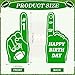 Foilswirl 24 Pack Foam Finger Cheerleading Foam Hand Sports Themed Party Favors for Celebration Events School Birthday Sporting Party Decoration Football - Image 4