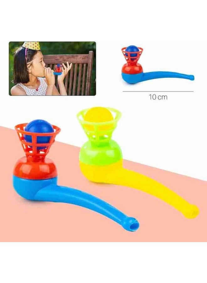 رويالز لعبة الكرة العائمة من رويالز هدية العودة، لعبة الكرة المنتفخة بالهواء، لعبة الحفلات، أنبوب النفخ للأطفال الصغار (لون عشوائي) (عبوة من 6 قطع) - Image 5