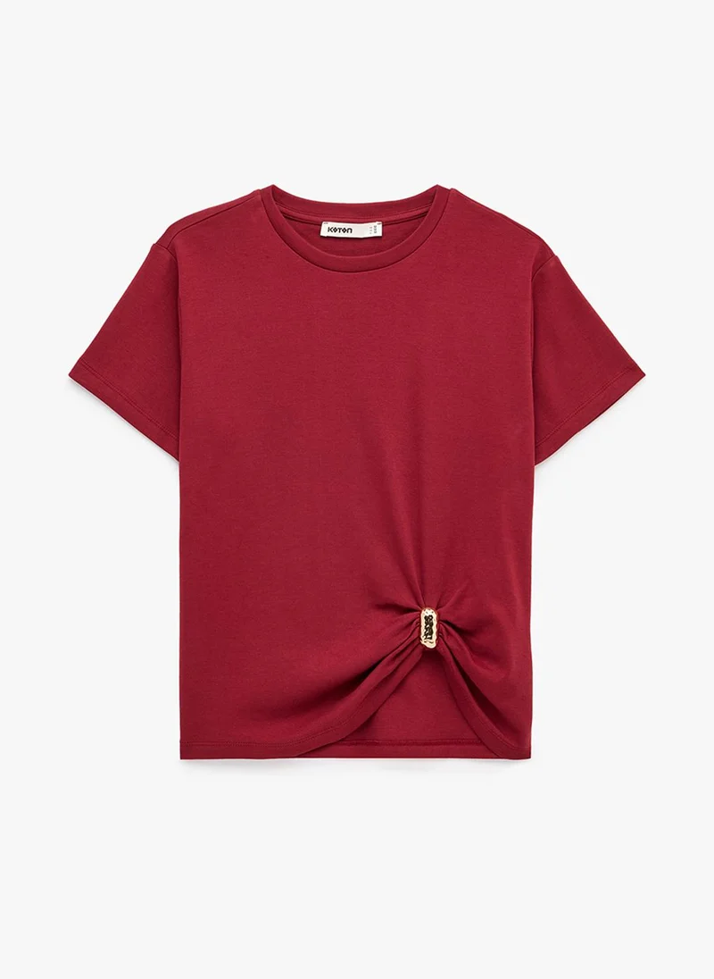 كوتون Crew Neck T-Shirt